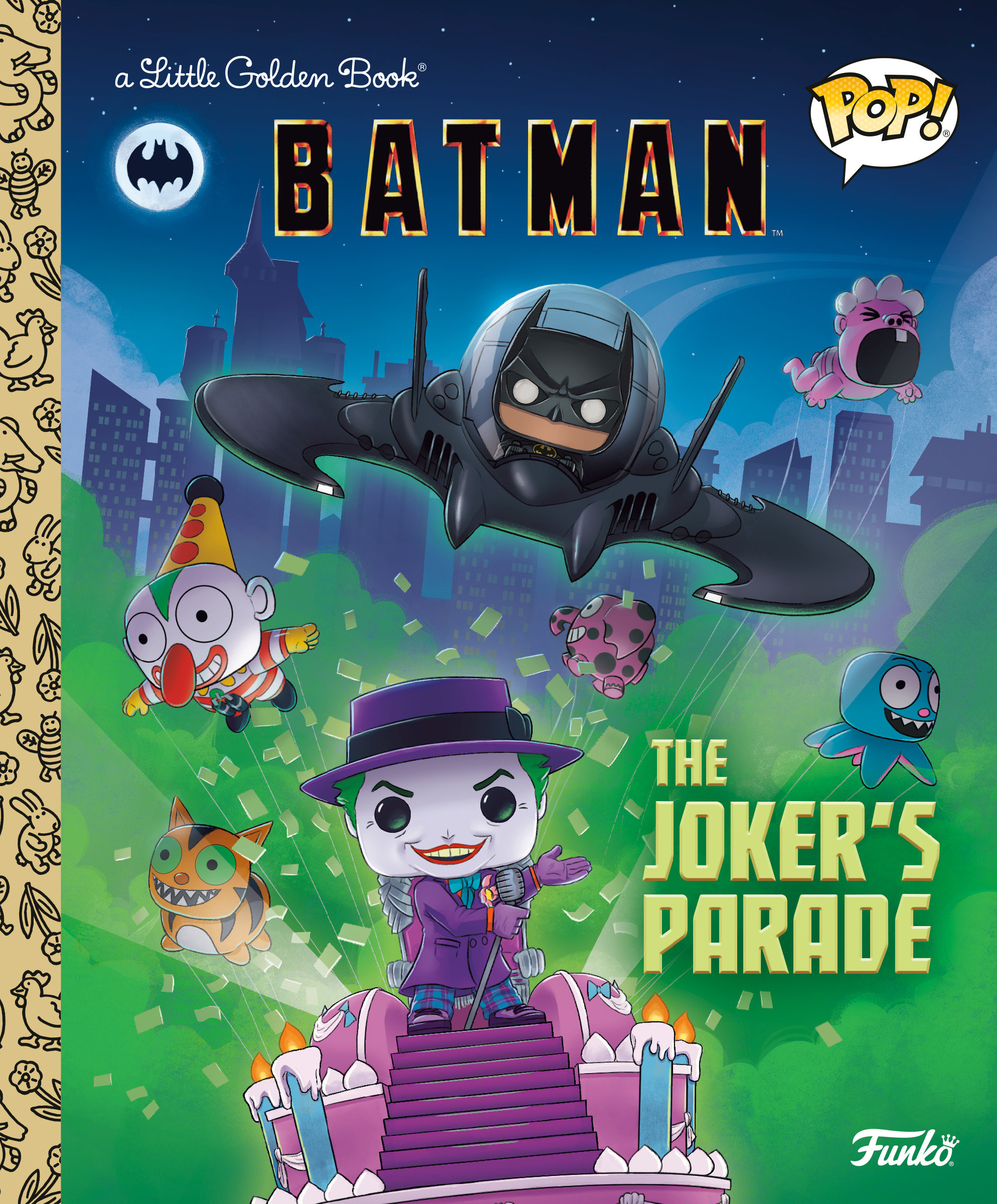 Funko DC Batman Jokers Parade Little Golden Book Hardcover