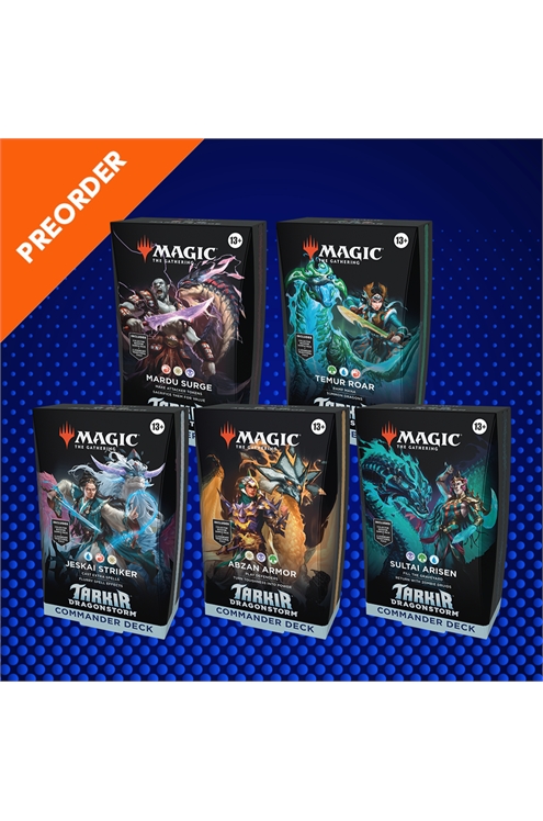 Preorder - Magic: The Gathering Tarkir: Dragonstorm Commander Deck - Set of 5