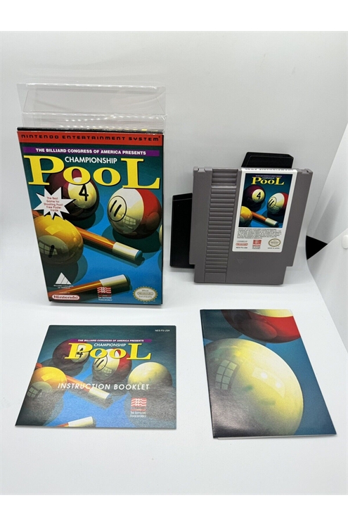 Nintendo Nes Championship Pool Complete In Box Pre-Owned