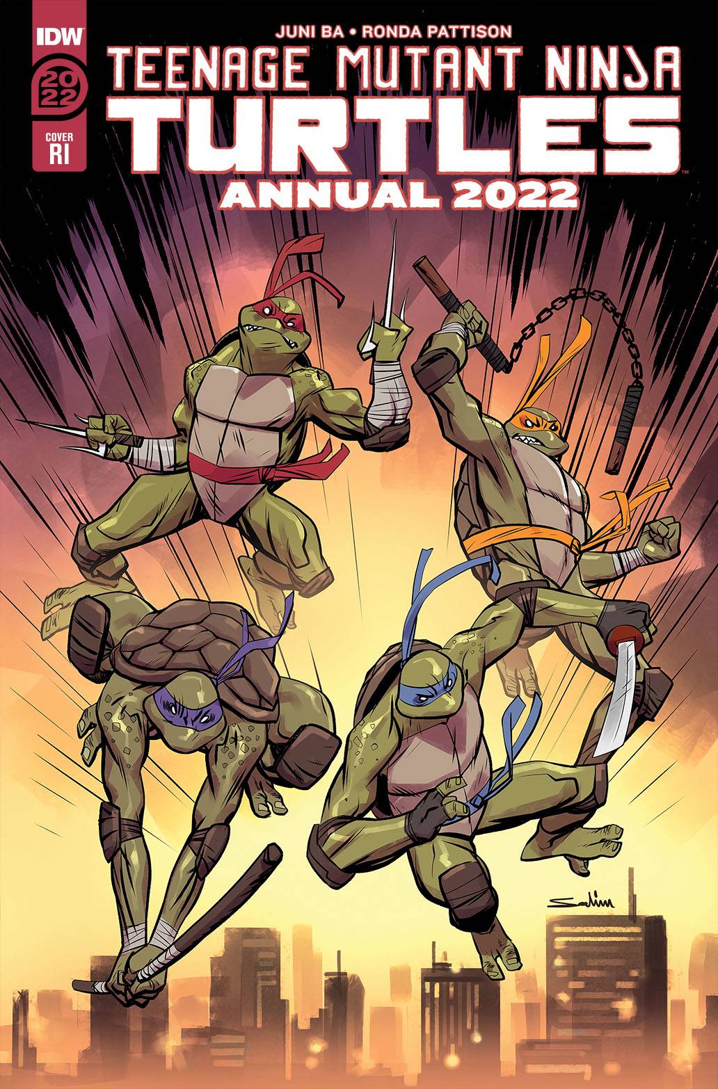 Teenage Mutant Ninja Turtles Annual 2022 Cover C 1 for 10 Incentive Busuru