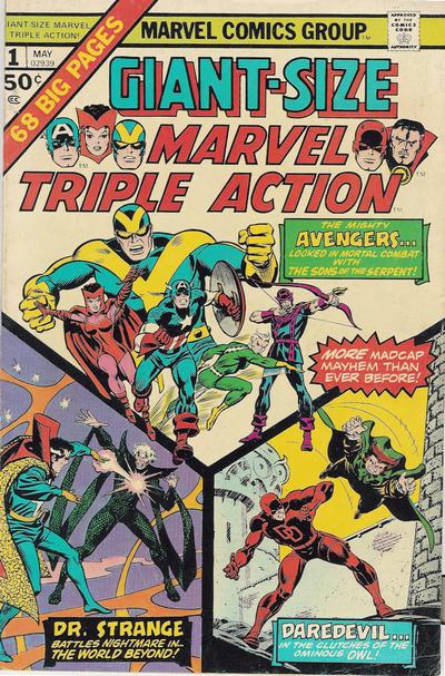Giant-Size Marvel Triple Action #1-Fine (5.5 – 7)