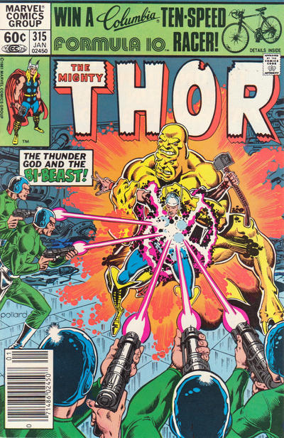 Thor #315 [Newsstand] - Fn/Vf