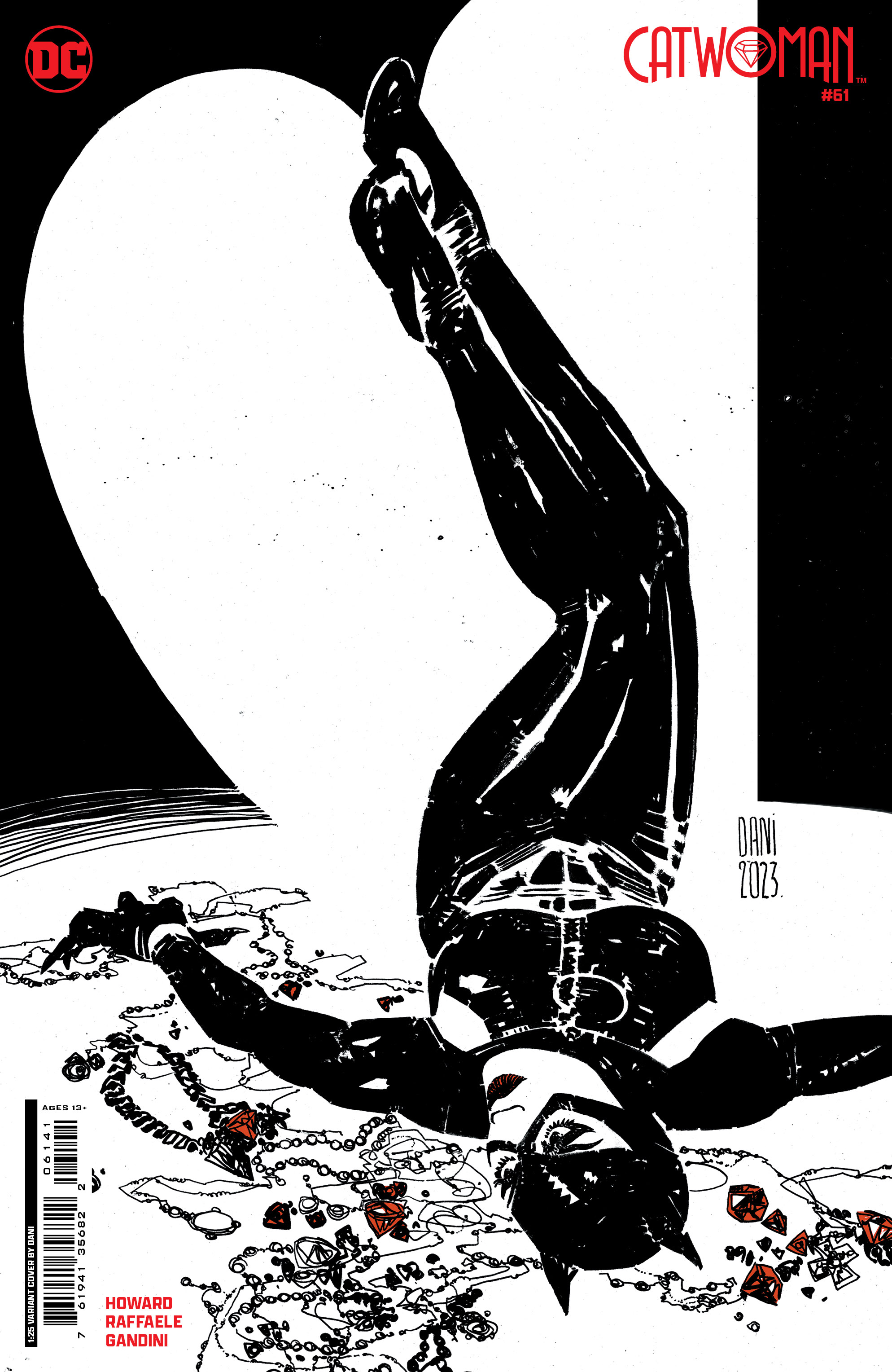 Catwoman #61 Cover D 1 for 25 Incentive Dani Card Stock Variant