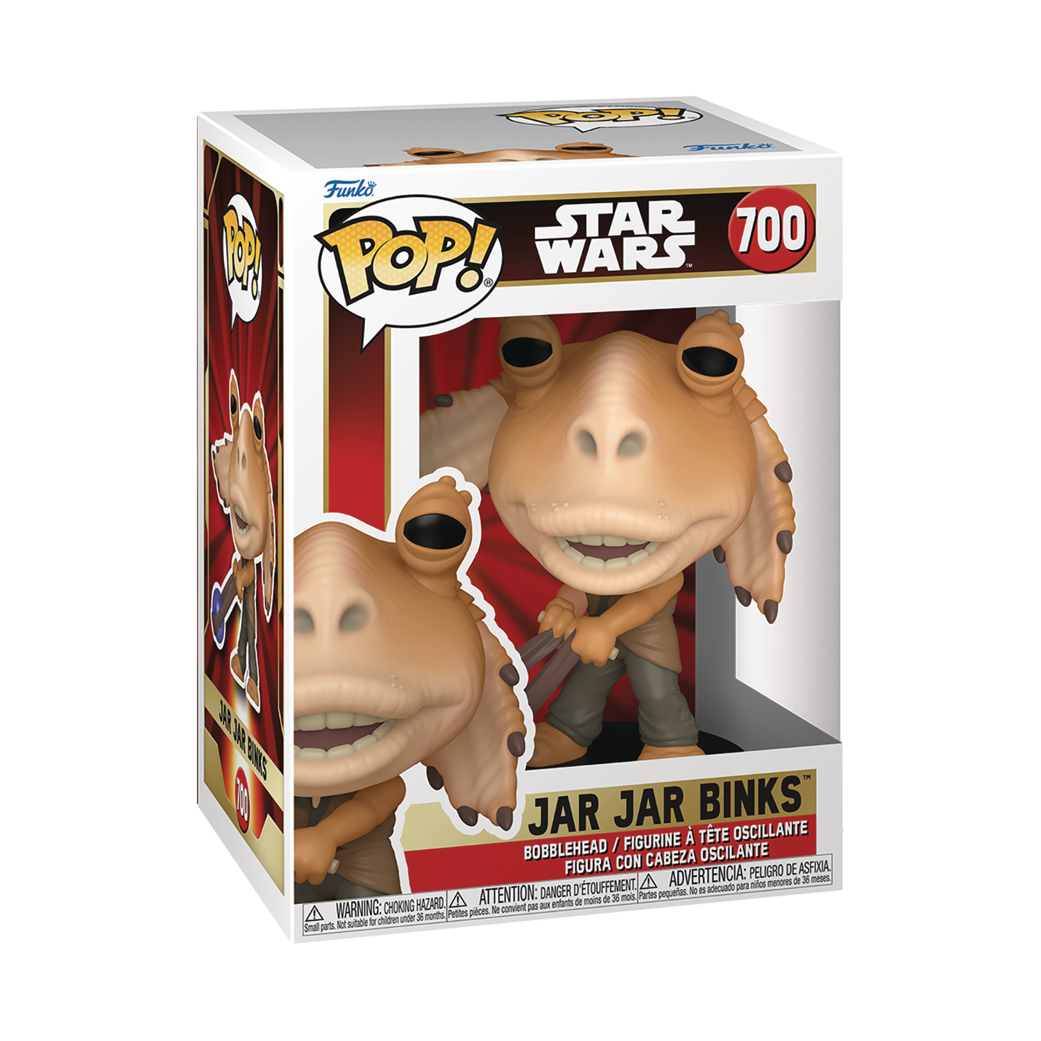 Pop Star Wars Star Wars Jar Jar Binks W/ Booma Balls Vinyl Figure #700