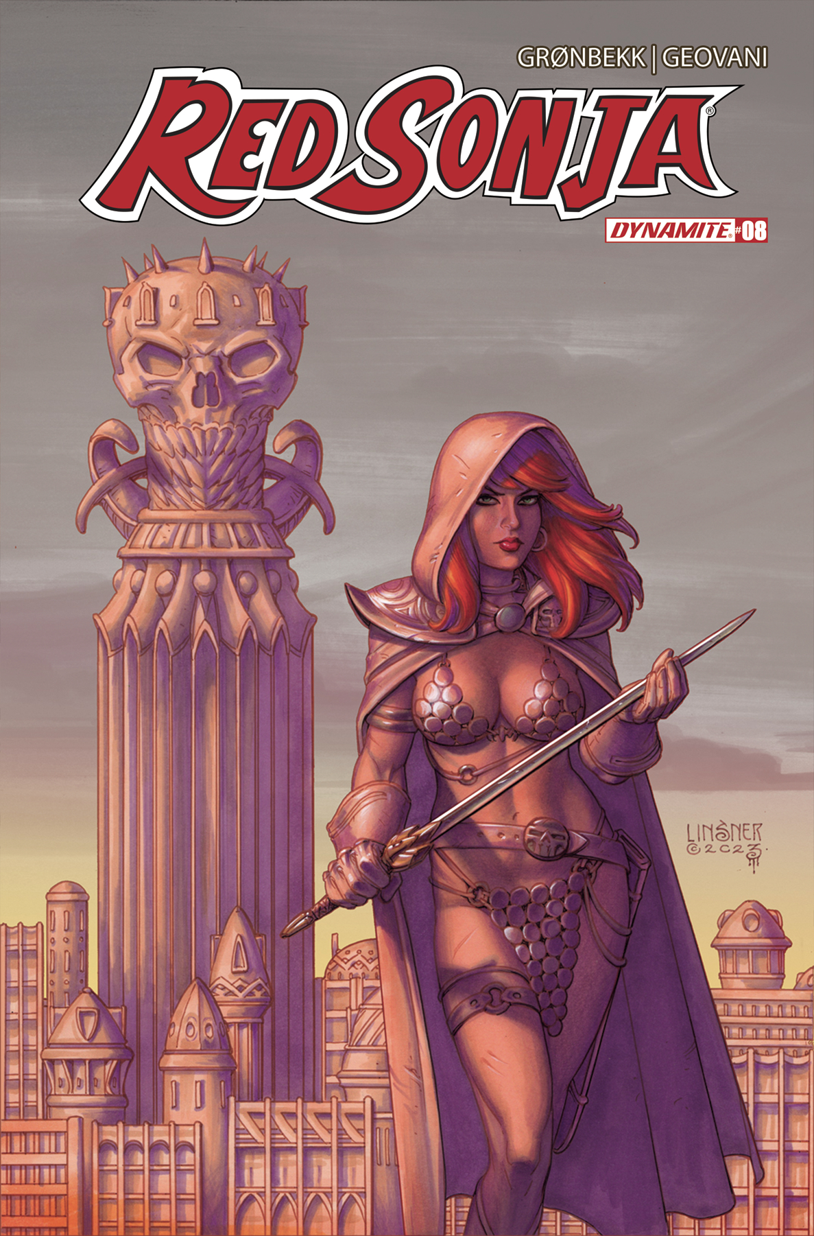 Red Sonja 2023 #8 Cover C Linsner