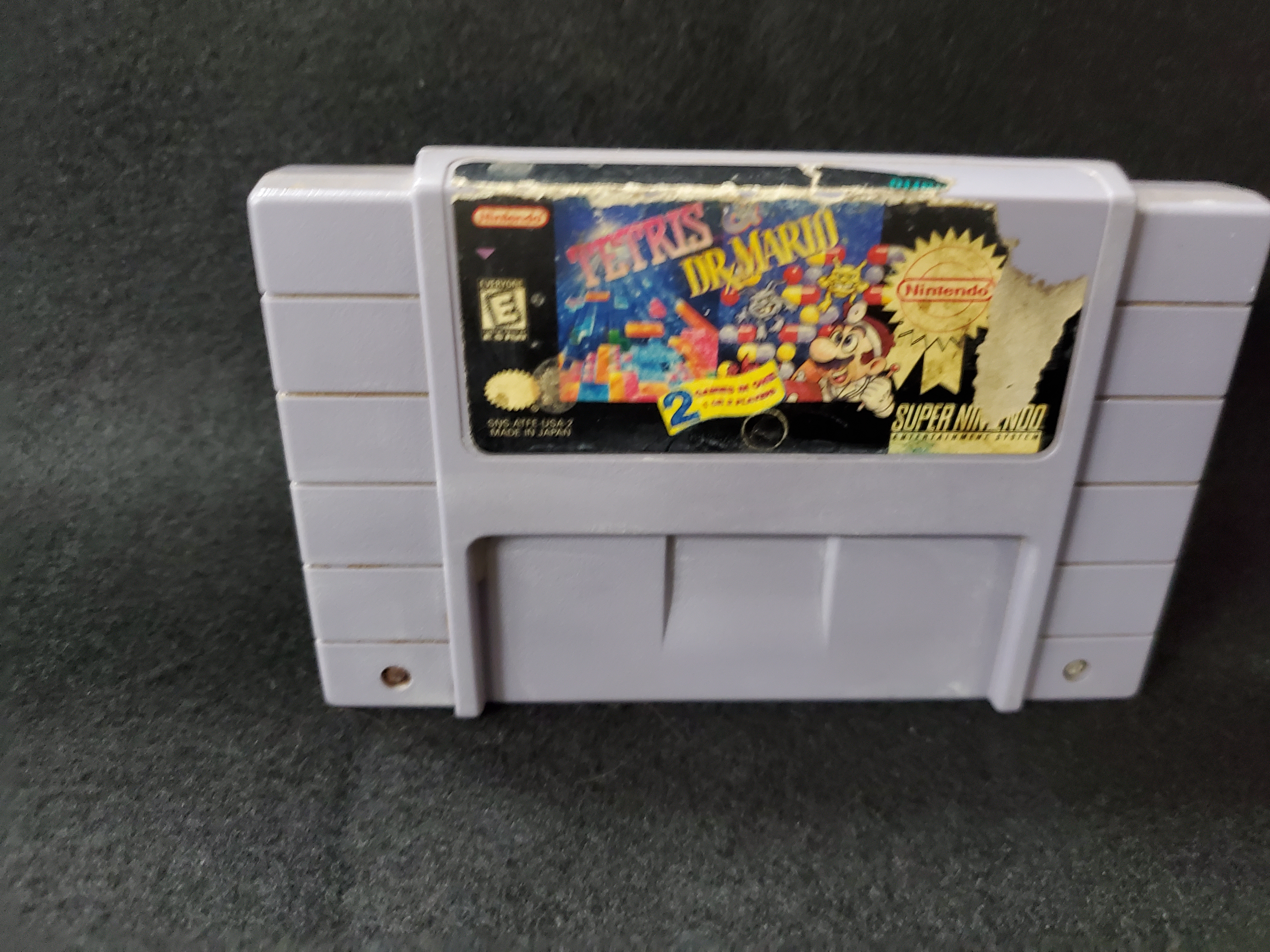 Super Nintendo Snes Tetris/Dr Mario