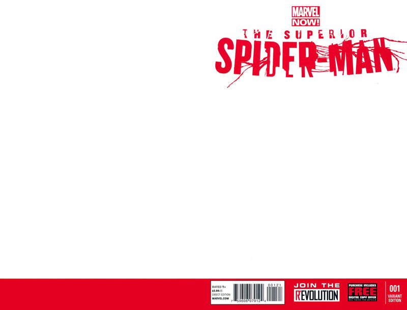 Superior Spider-Man #1 Blank Variant Now