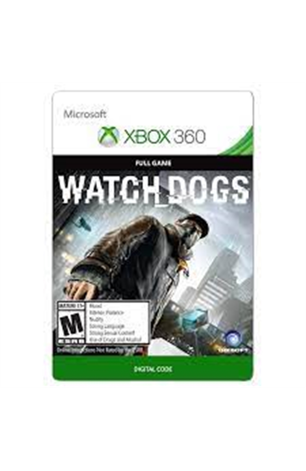 Xbox 360 Xb360 Watch Dogs-Walmart Edition