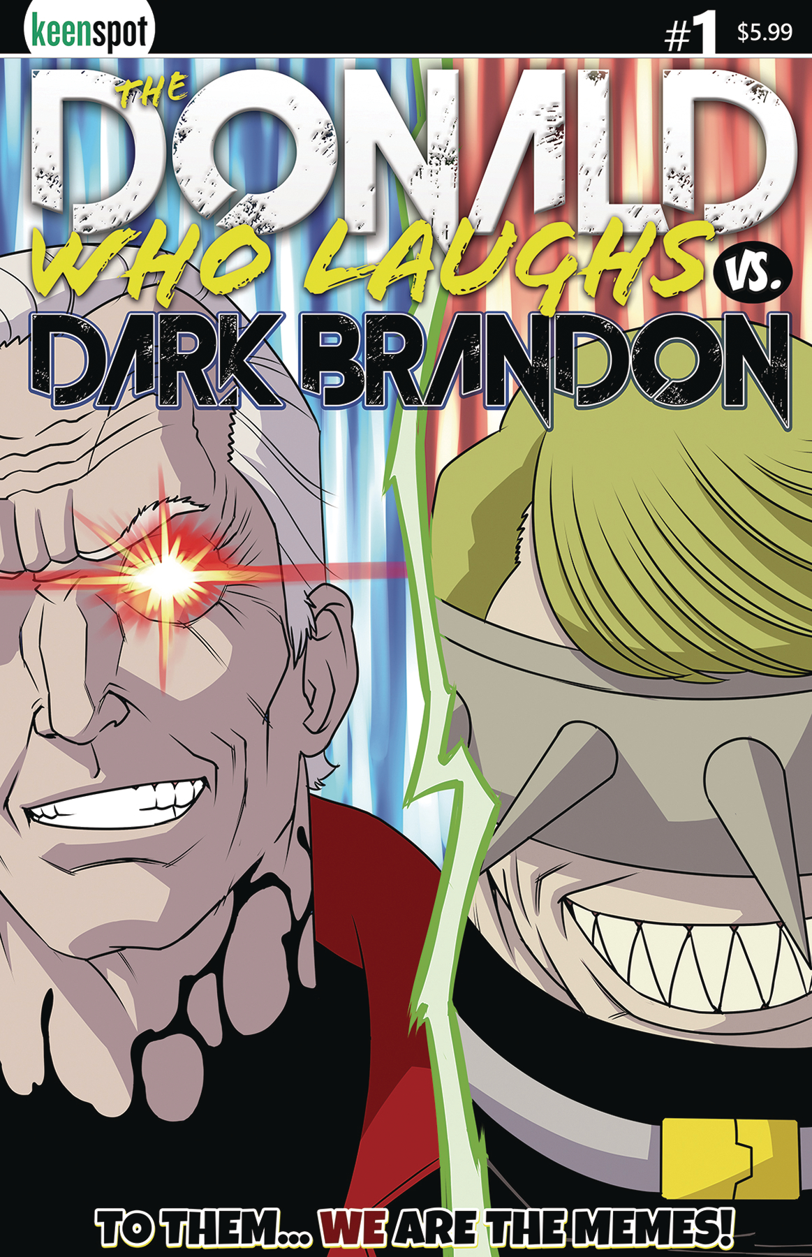 Donald Who Laughs Vs. Dark Brandon #1 Cover A Face Off