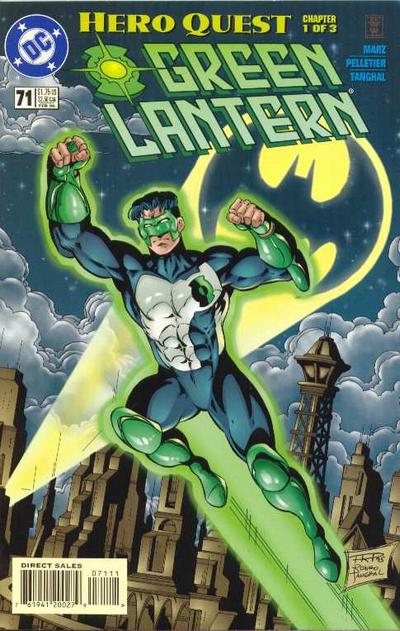 Green Lantern #71 [Newsstand]-Very Good (3.5 – 5) (1990)