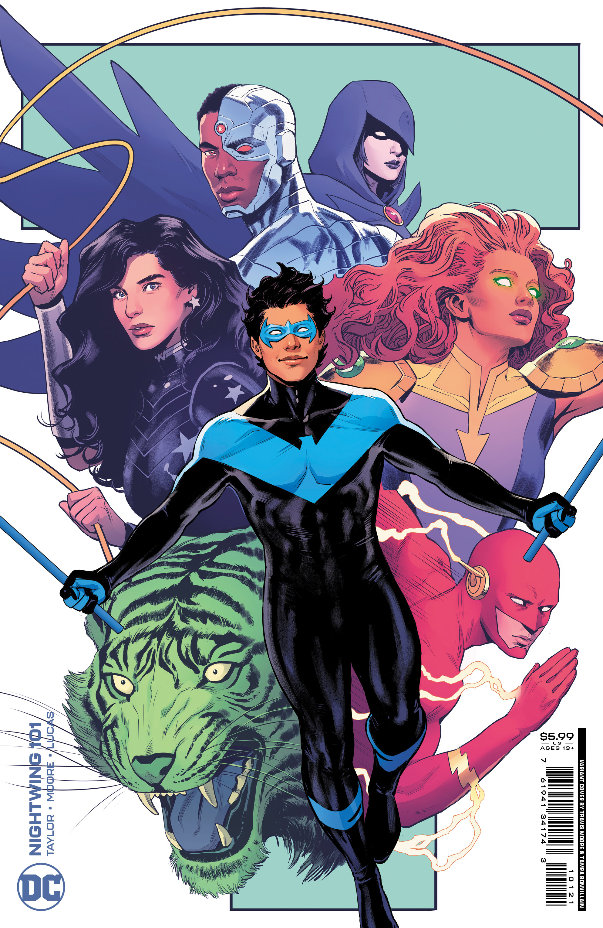 Nightwing #101 Cover B Travis Moore Card Stock Variant (2016)