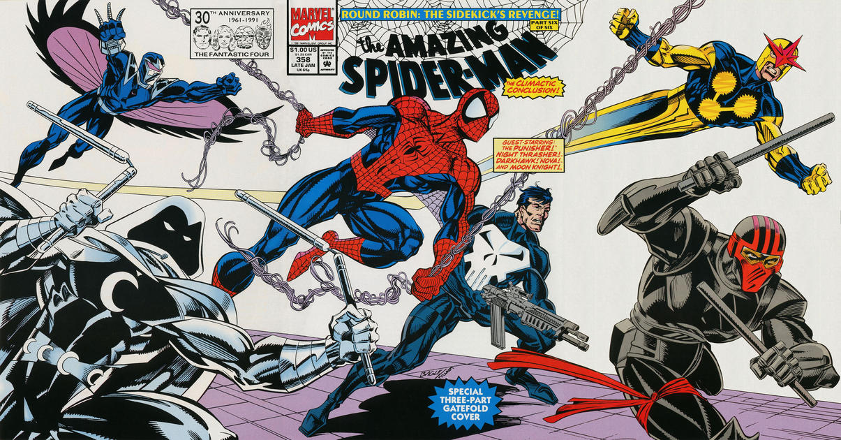The Amazing Spider-Man #358 [Direct]-Fine/Very Fine 