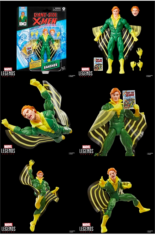 *Pre-Order* Marvel Legends Banshee With Giant-Size X-Men #1 (1975) Accessory