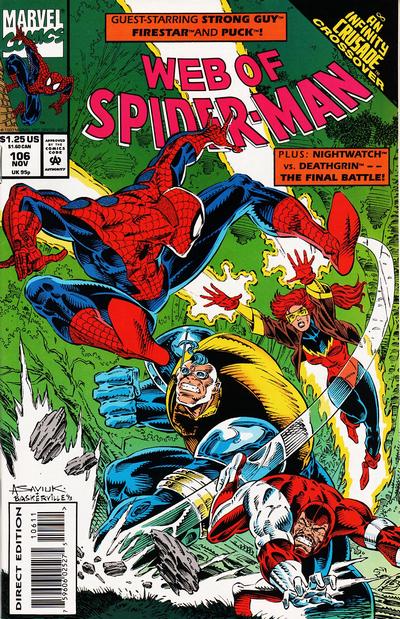 Web of Spider-Man #106 [Direct Edition]-Very Fine (7.5 – 9)