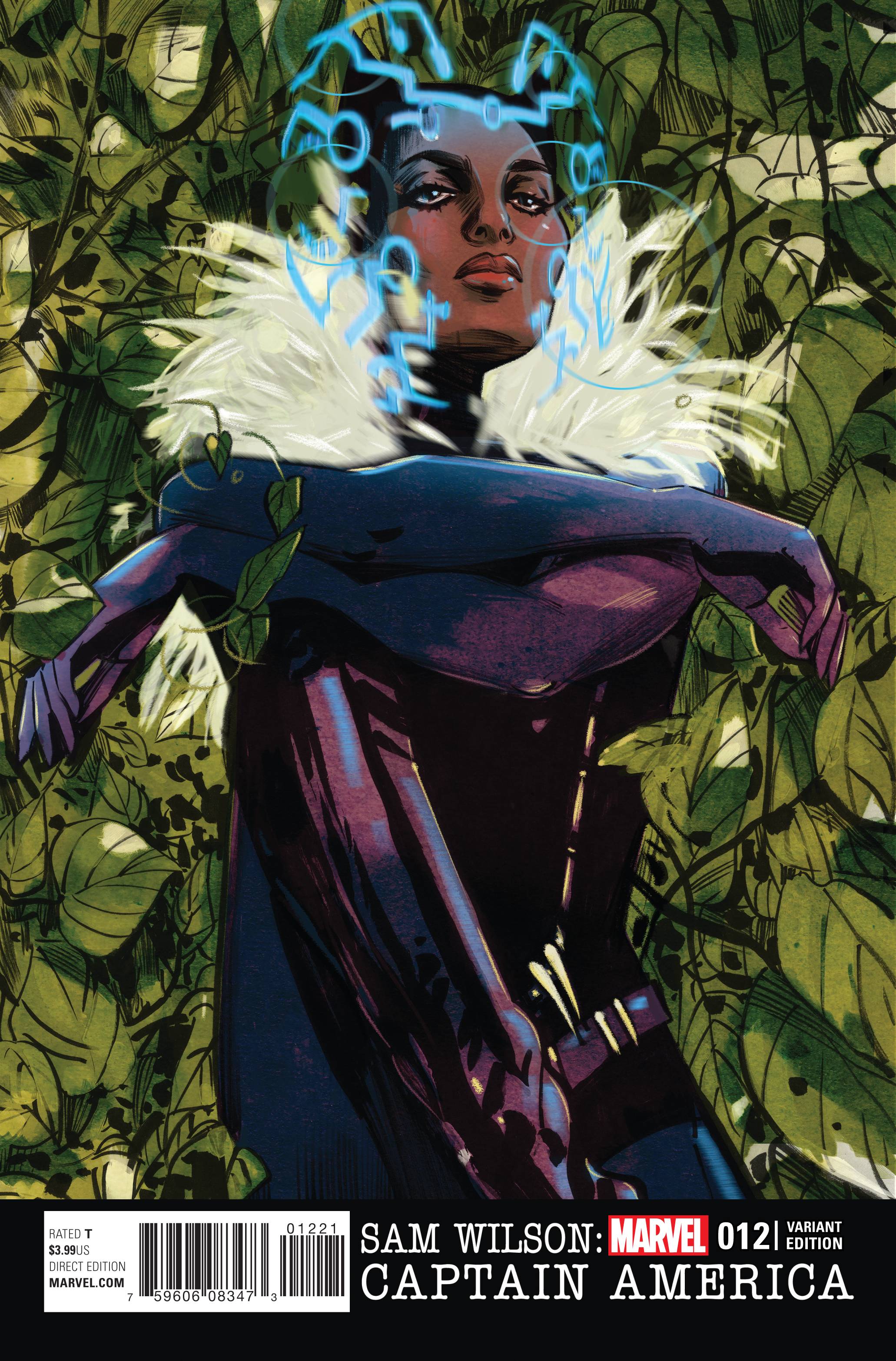 Captain America Sam Wilson #12 (2015) Lotay Black Panther Variant