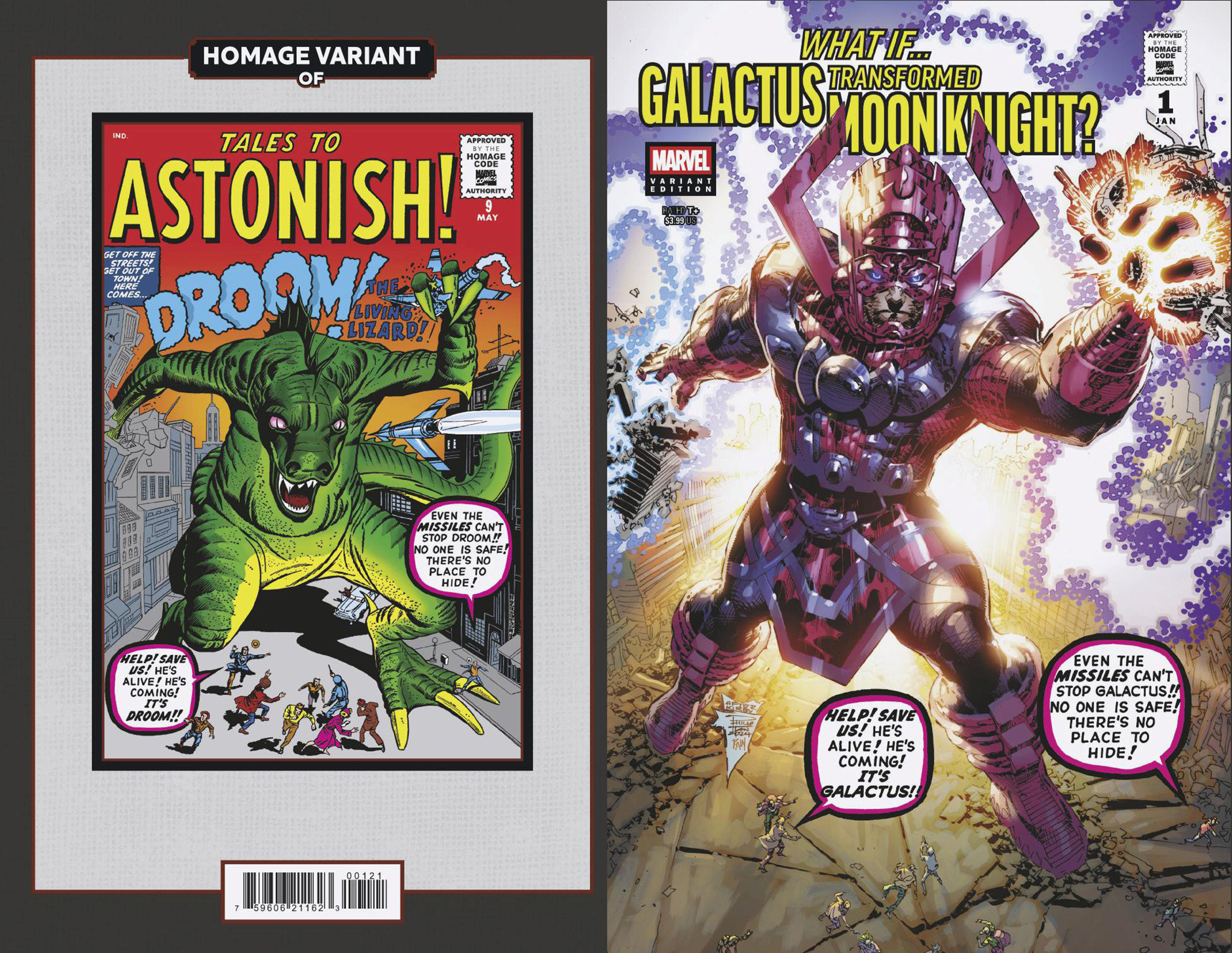 What If...? Galactus Galactus Transformed Moon Knight? #1 Philip Tan Sci-Fi Hom Age Variant