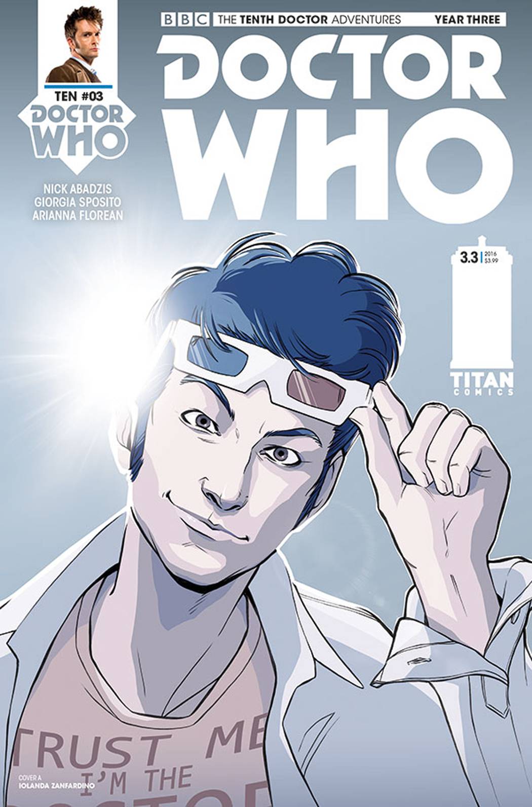 Doctor Who 10th Year Three #3 Cover A Zanfardino