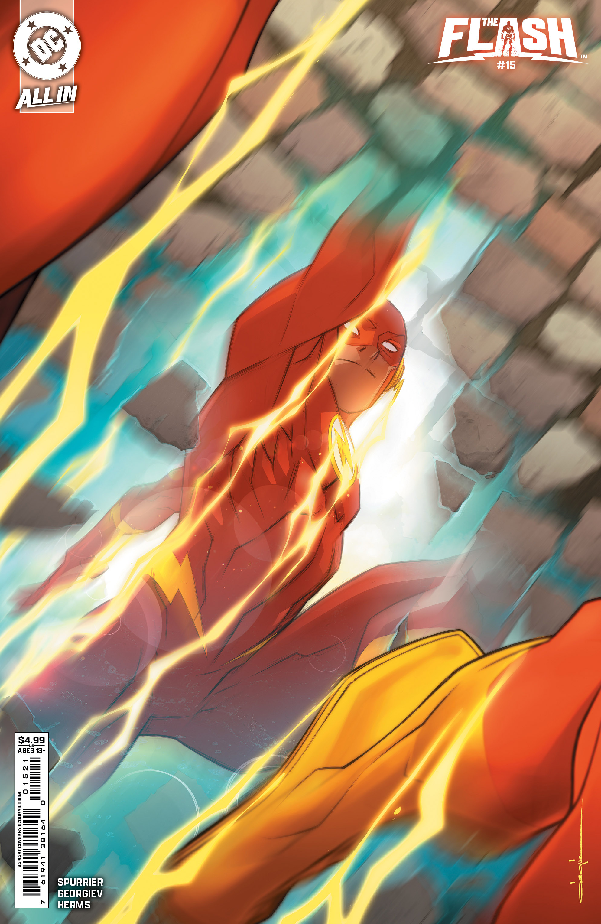 Flash #15 Cover B Ozgur Yildirim Card Stock Variant