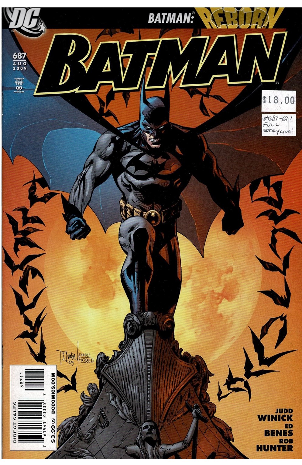 Batman:Reborn #687-691  Comic Pack