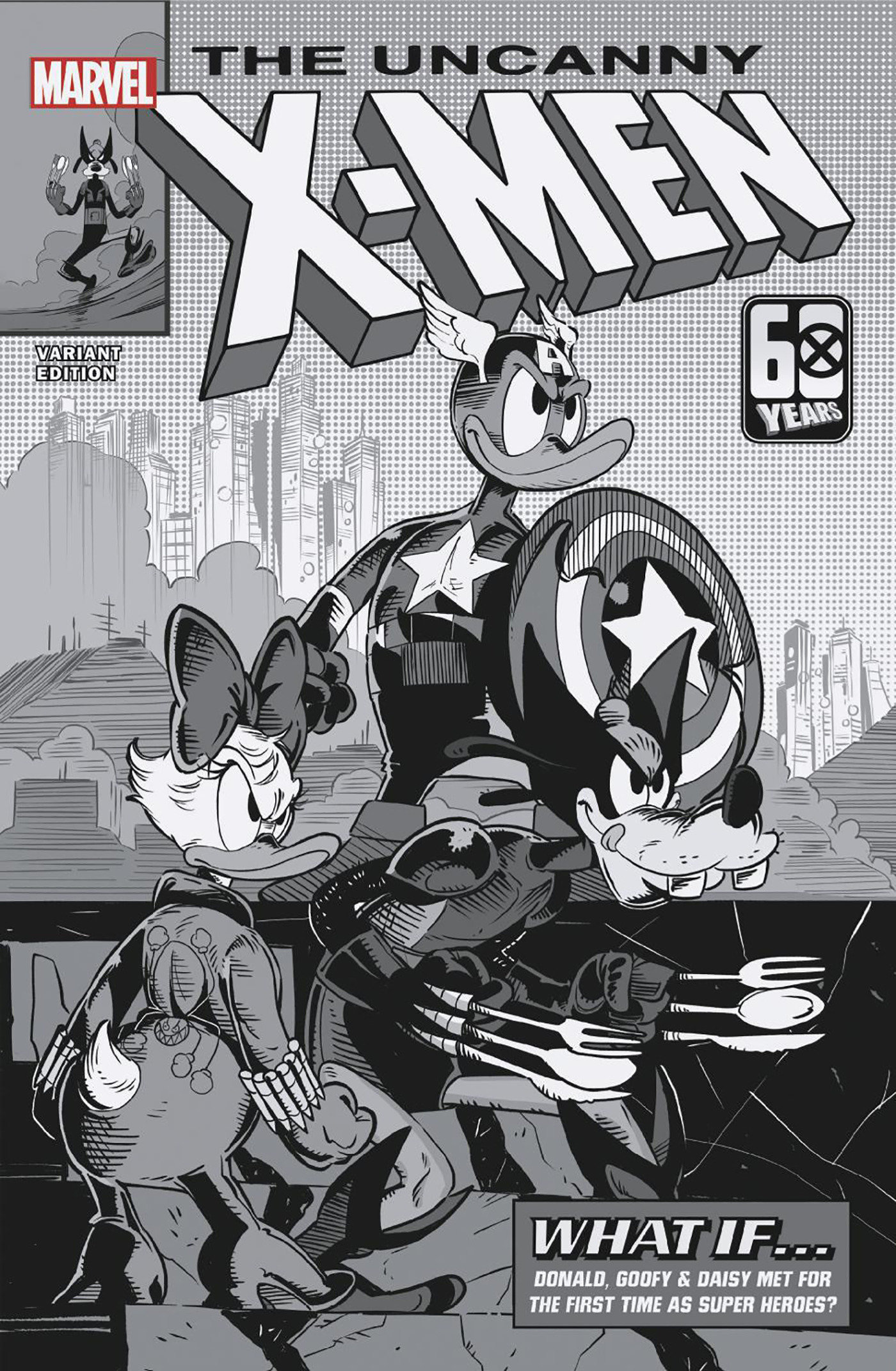 Amazing Spider-Man #59 Giada Perissonotto Disney What If? Black And White Variant 1 for 100 Incentive