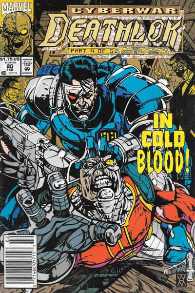 Deathlok #20 [Newsstand]-Fine (5.5 – 7)