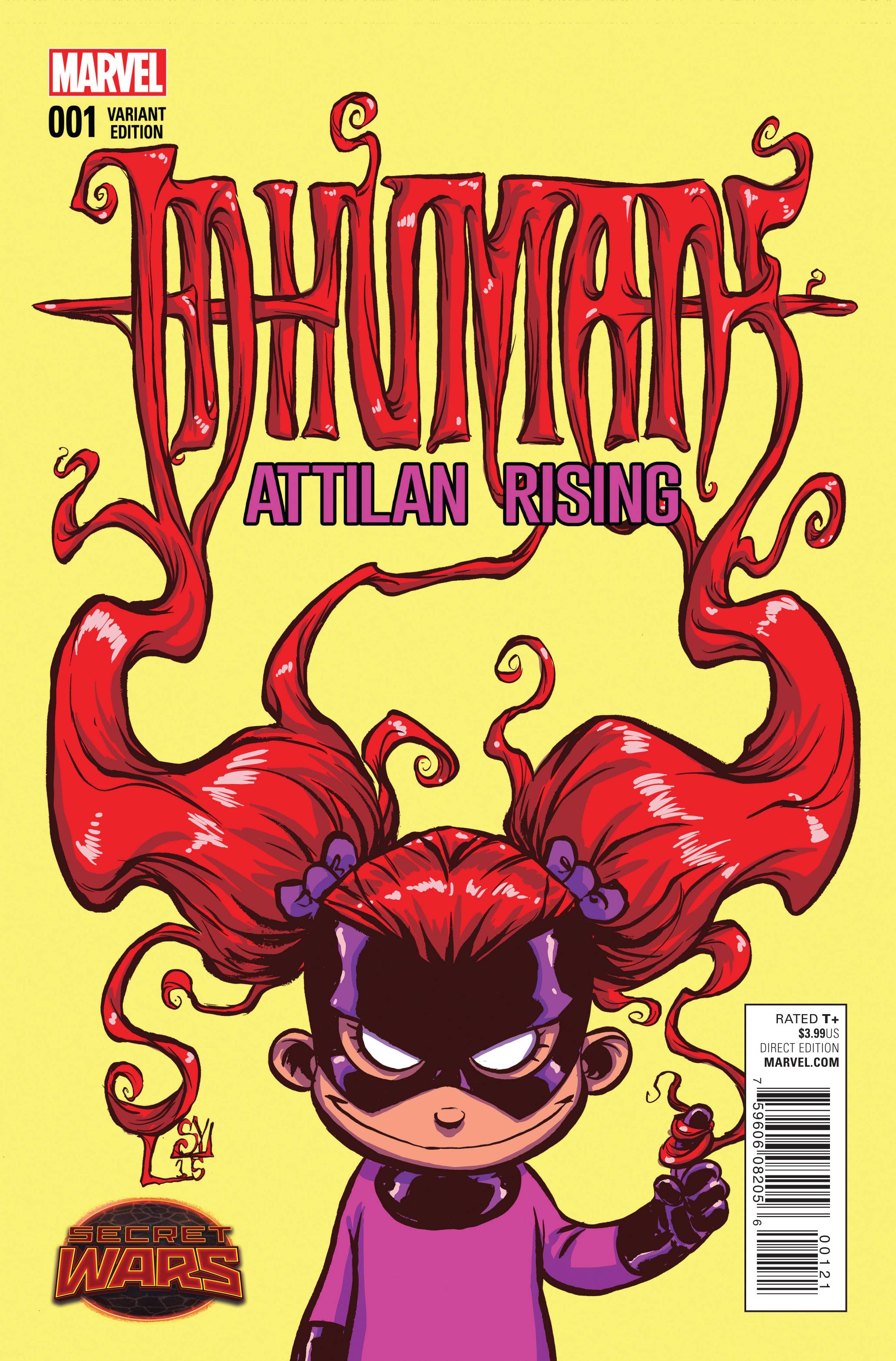 Inhumans Attilan Rising #1 (Young Variant) (2015)