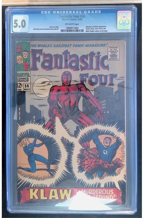 Fantastic Four #56 [1966, Regular Edition] - Cgc 5.0