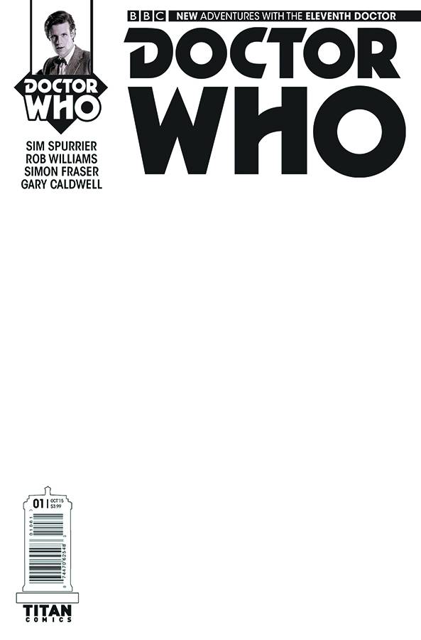 Doctor Who 11th Year Two #1 Blank Sketch Cover