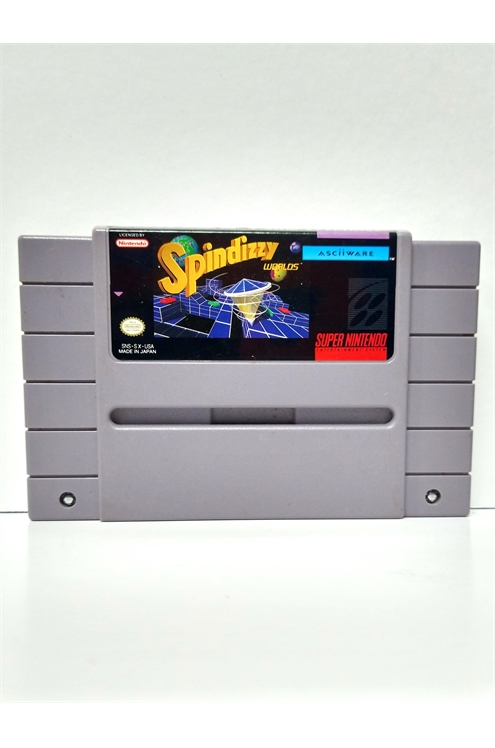 Super Nintendo Snes Spindizzy Worlds Cartridge Only (Good)