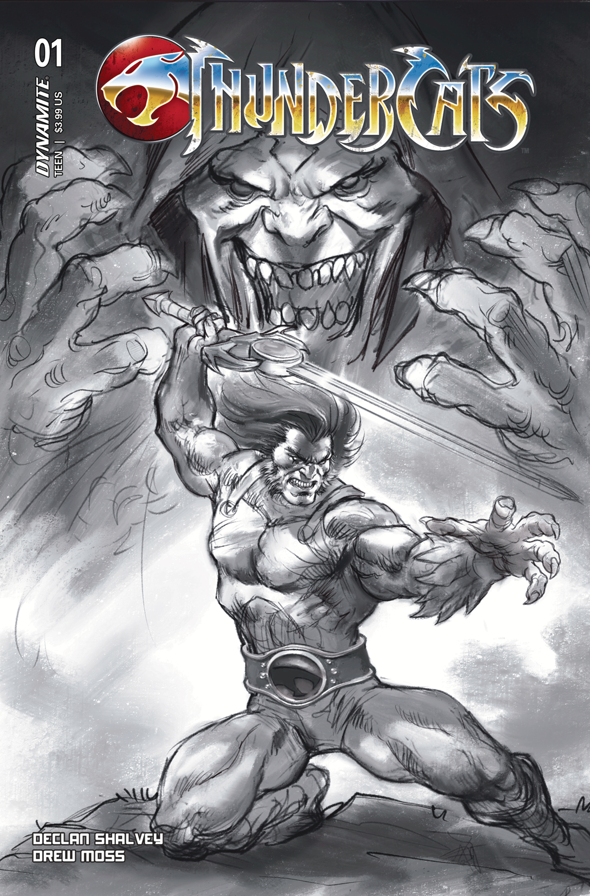 Thundercats #1 Cover R 1 for 15 Incentive Parrillo Line Art
