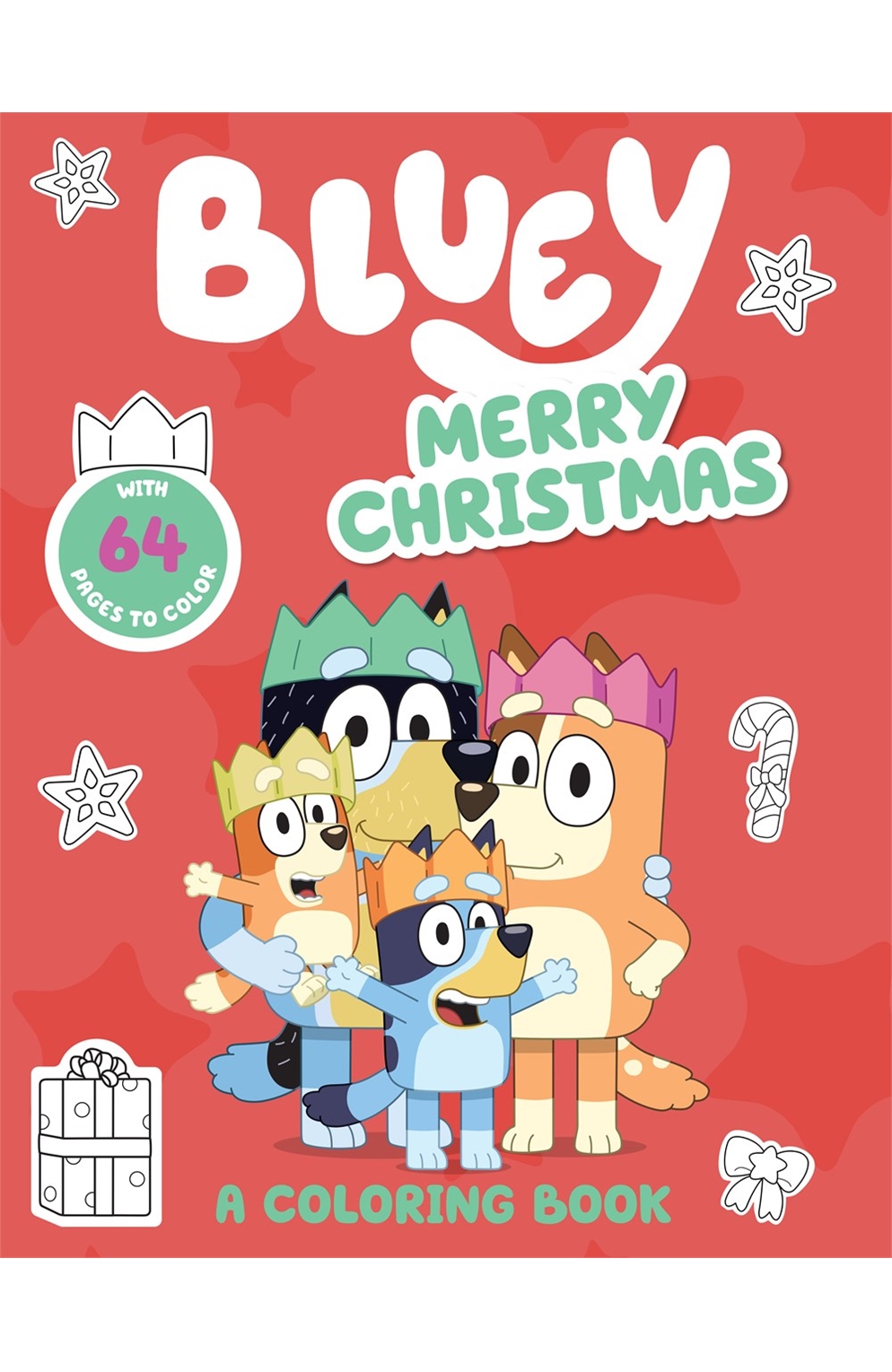 Bluey: Merry Christmas: A Coloring Book 