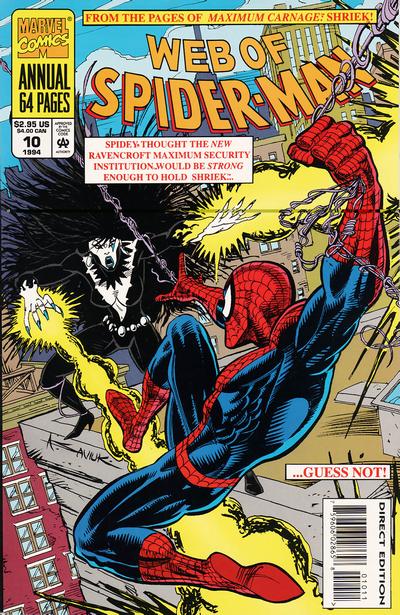 Web of Spider-Man Annual #10 [Direct Edition]-Very Fine (7.5 – 9)