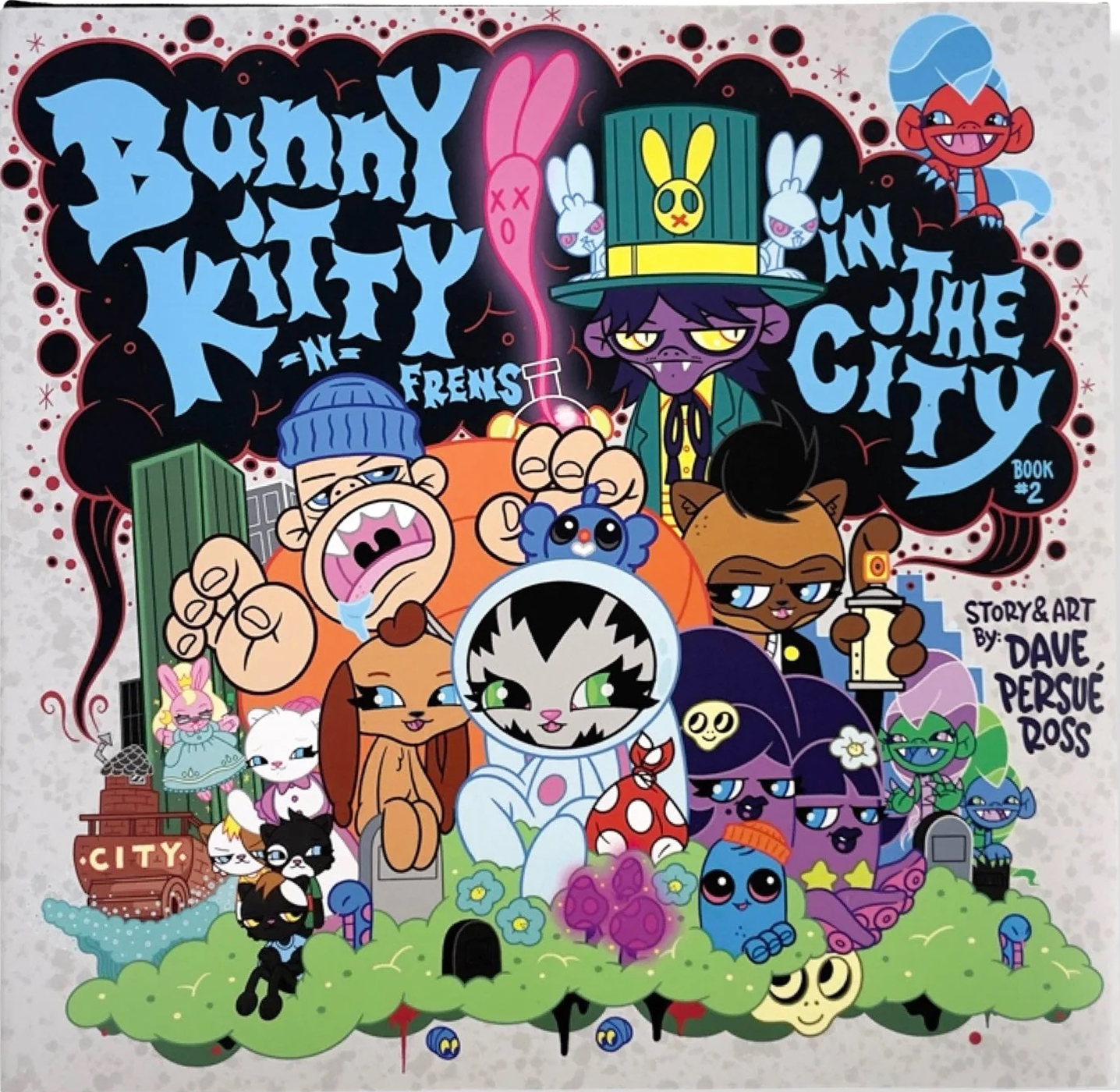 Bunny Kitty In The City - Artist Edition
