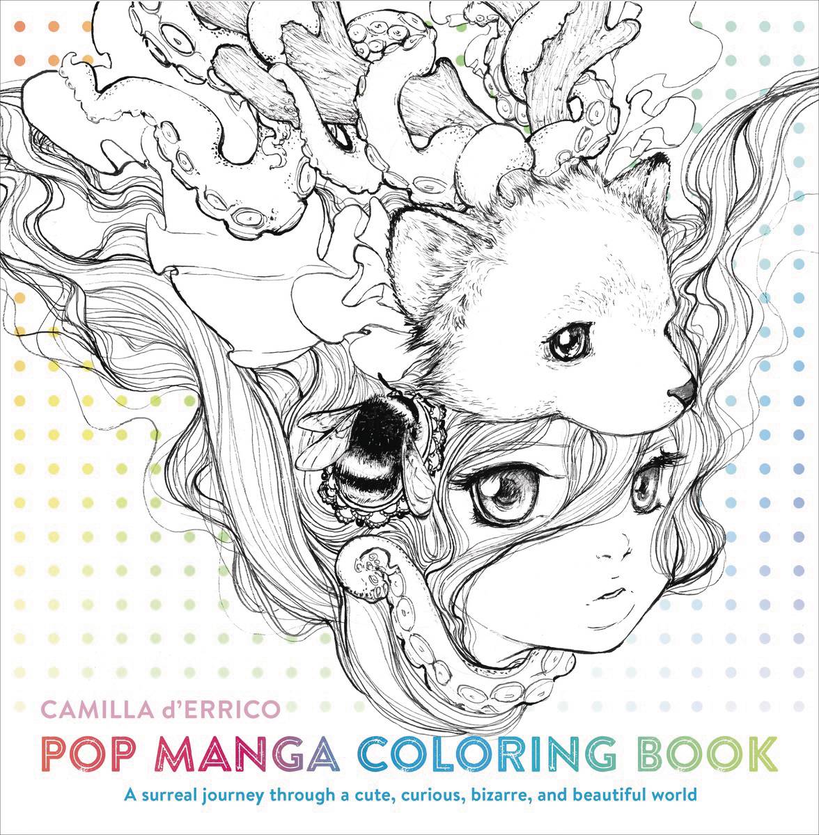 Pop Manga Coloring Book Soft Cover