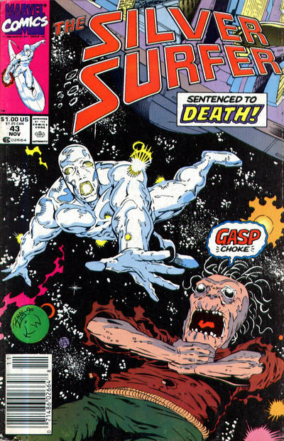 Silver Surfer #43 [Newsstand]