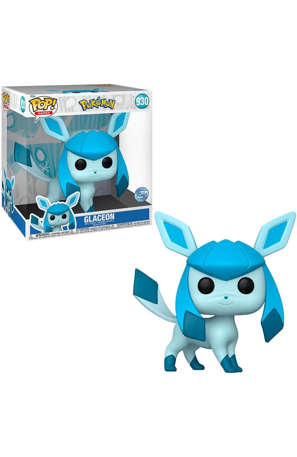 Funko Pop! Vinyl 930 Jumbo 10" Pokémon Glaceon