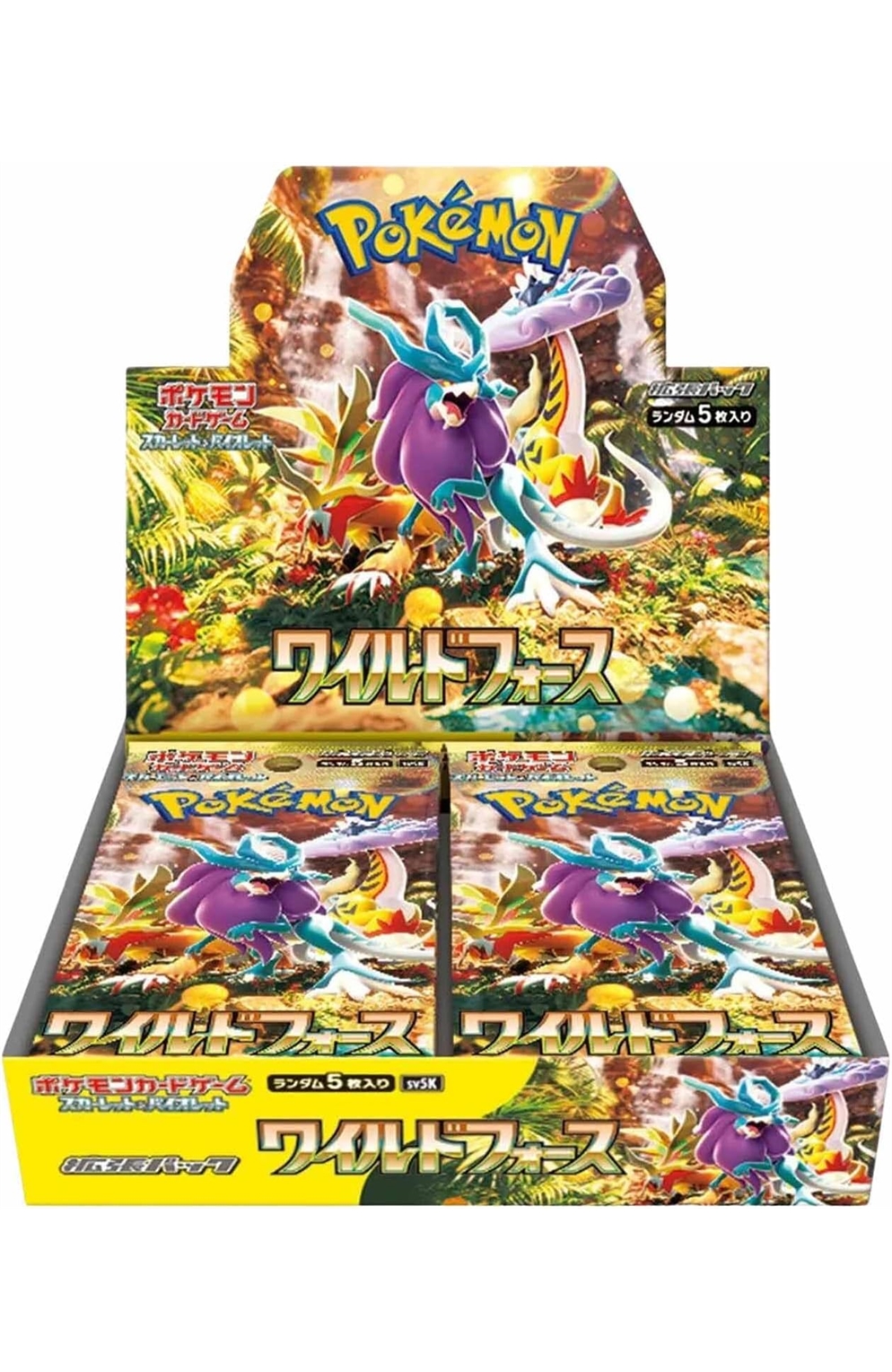 Pokemon Scarlet & Violet Wild Force Booster Packs