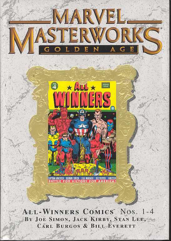 Marvel Masterworks Golden Age All Winners Hardcover Volume 1 Variant Edition