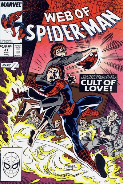 Web of Spider-Man #41 [Direct]-Fine (5.5 – 7)