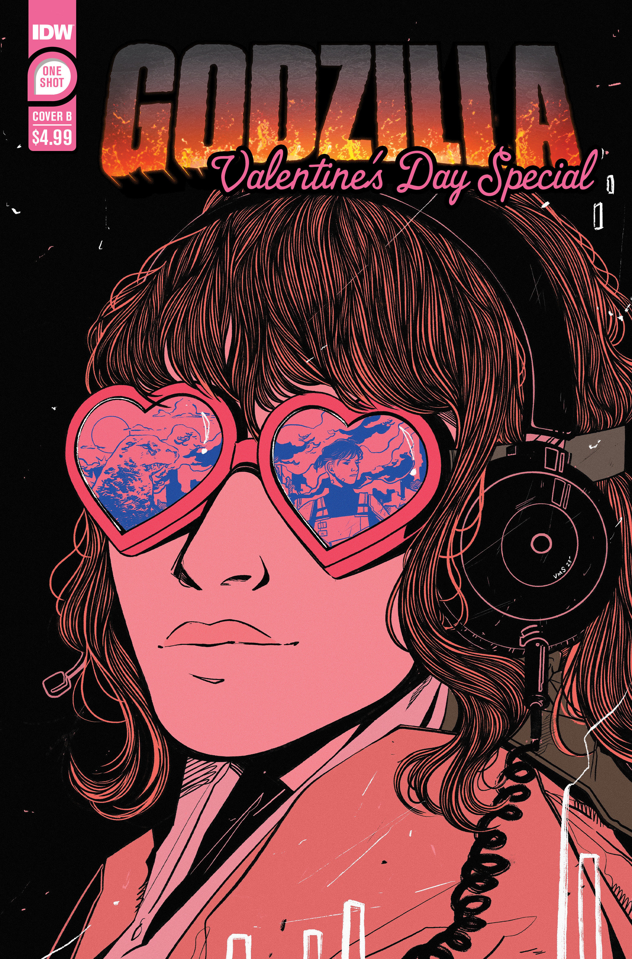 Godzilla Valentine's Day Special Cover B M. Smith
