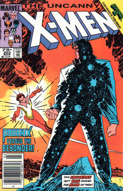 The Uncanny X-Men #203 [Newsstand] - Fn/Vf