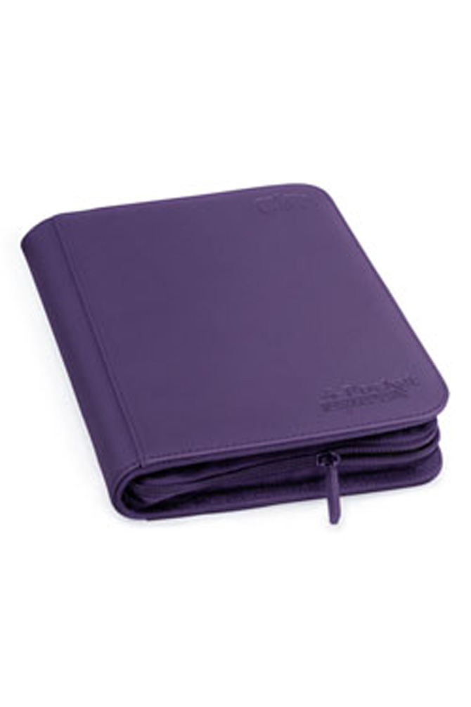 4 Pocket Zipfolio Xenoskin Purple