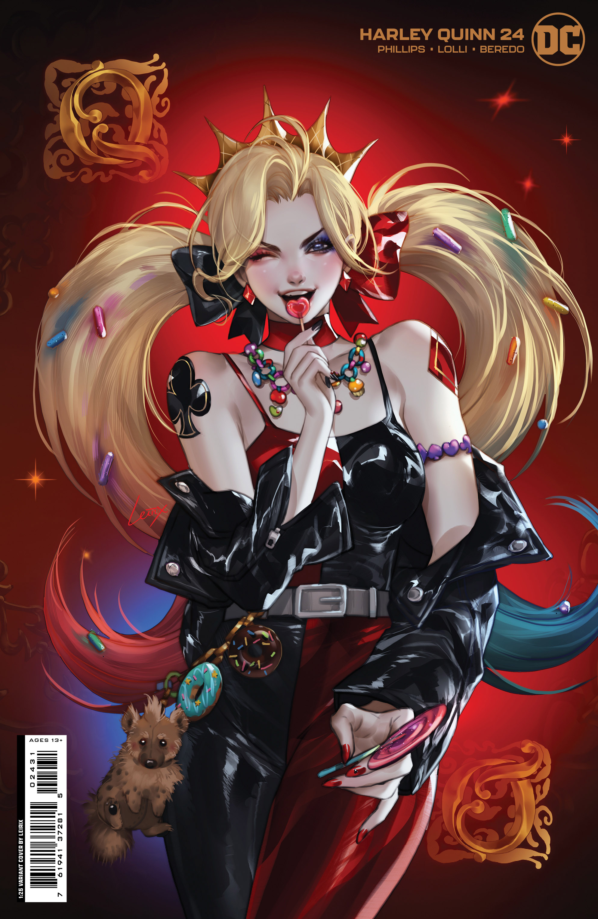Harley Quinn #24 Cover D 1 for 25 Incentive Lesley Leirix Li Card Stock Variant (2021)