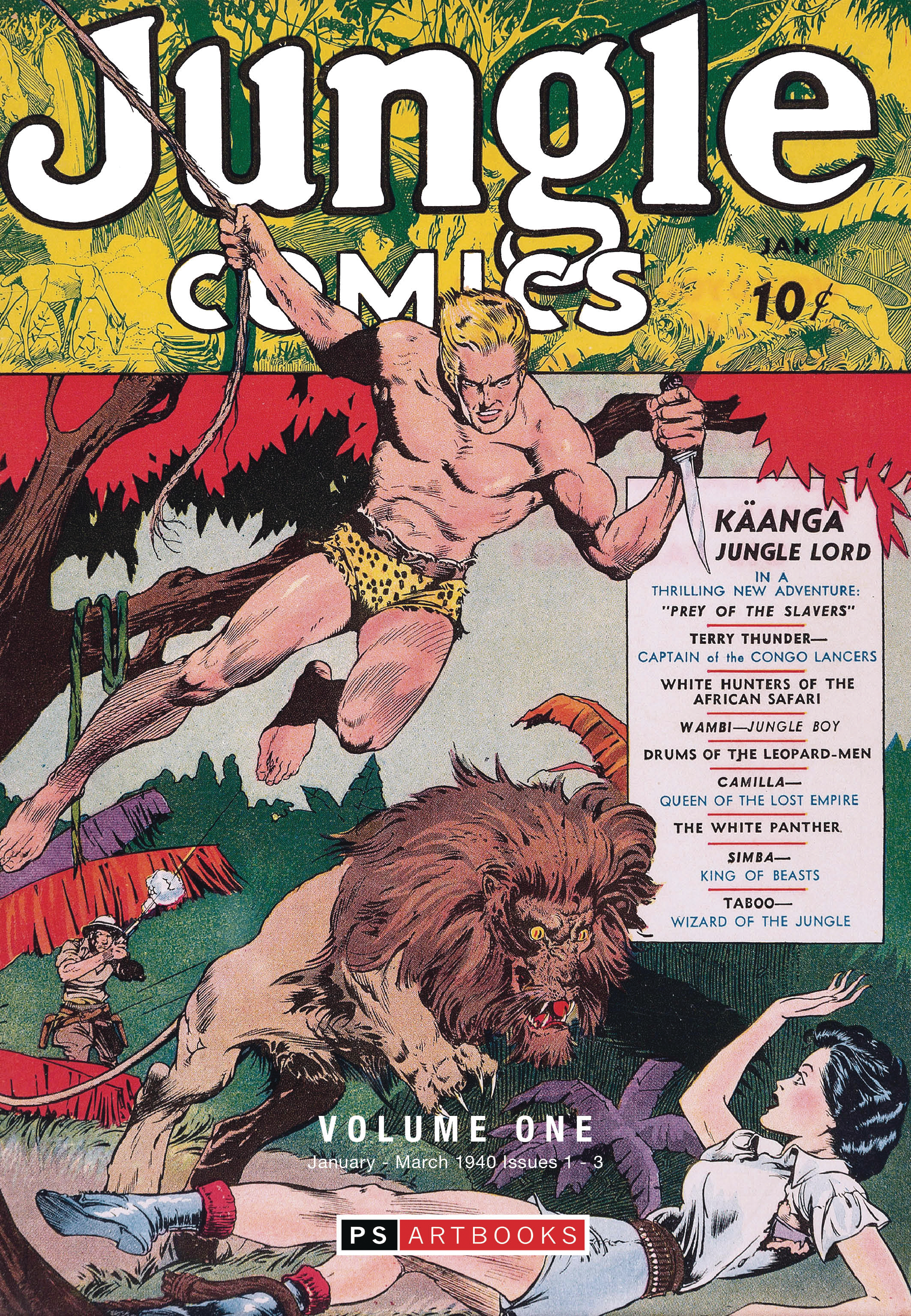 Golden Age Classics Jungle Comics Hardcover Volume 1