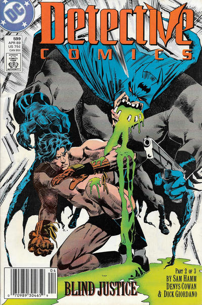 Detective Comics #599 [Newsstand]-Fine (5.5 – 7)