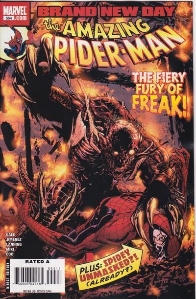 The Amazing Spider-Man #554 [Direct Edition] - Vf- 