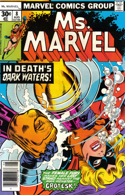 Ms. Marvel #8 [30¢]-Very Fine (7.5 – 9)
