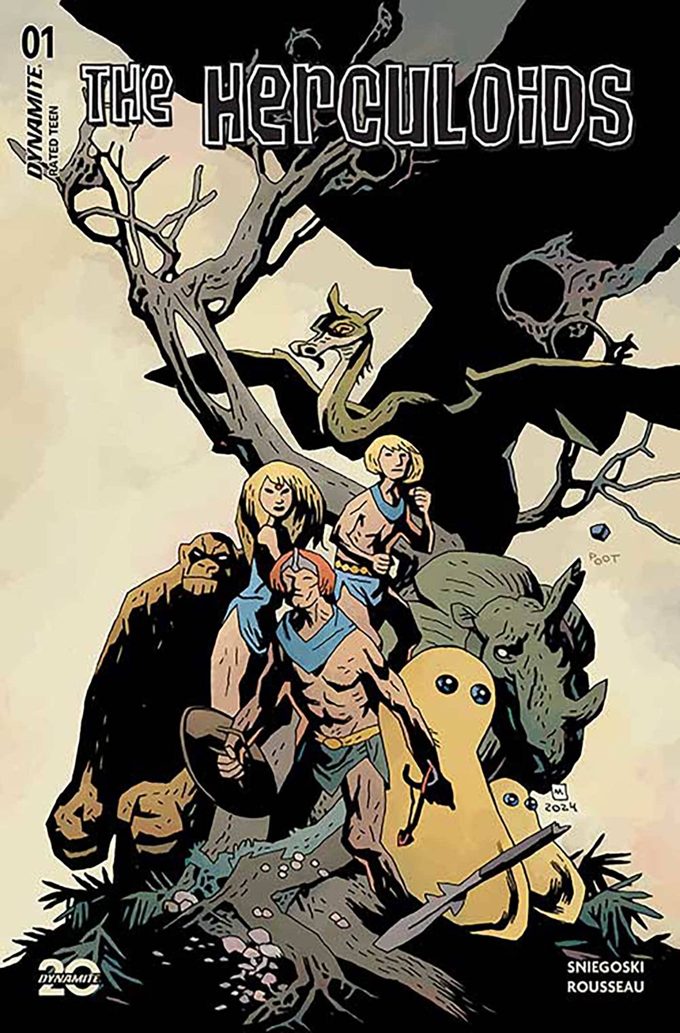 Herculoids #1 Cover ZF 1 for 10 Incentive Mignola Foil 