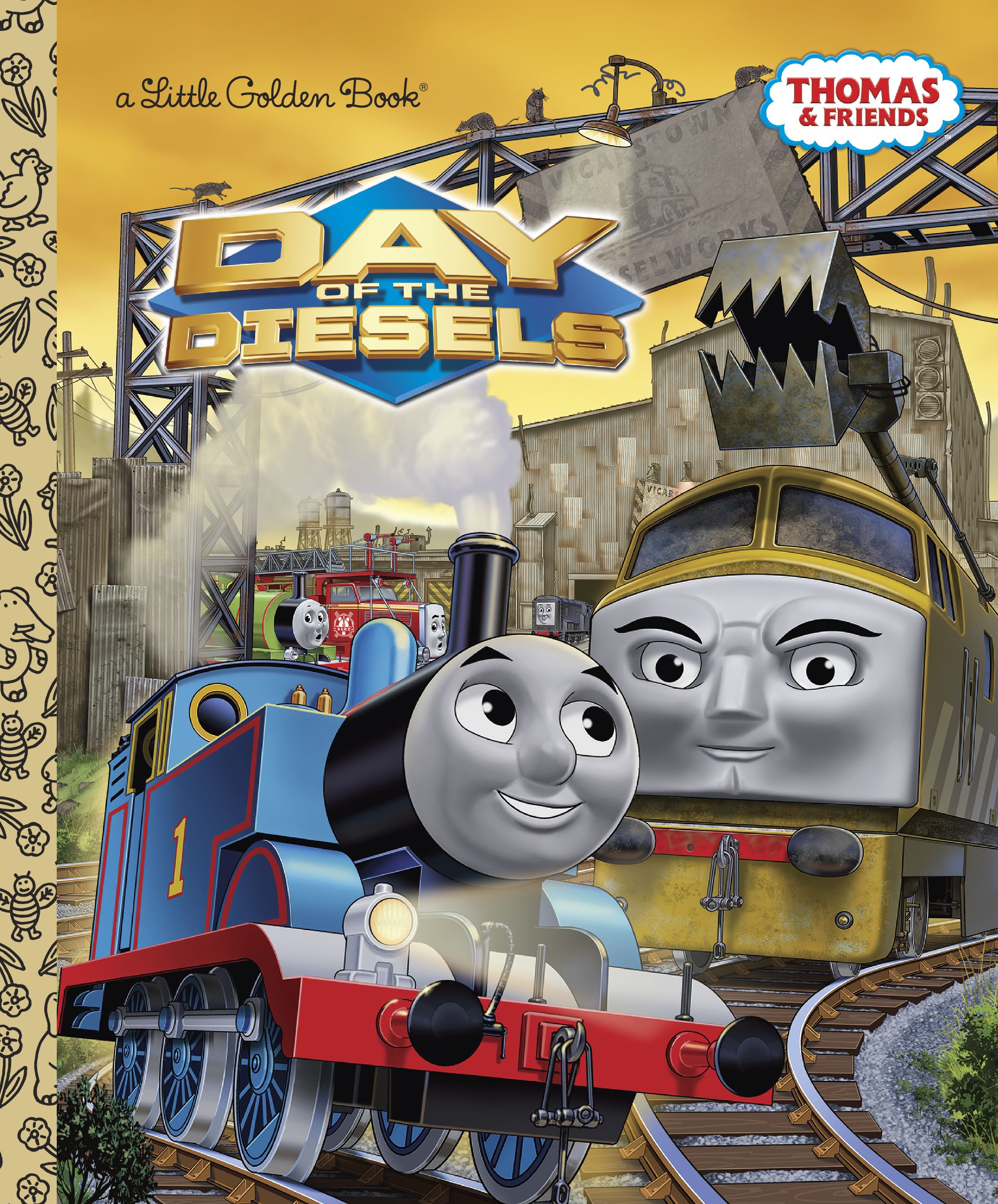 Little Golden Book Day of the Diesels (Thomas & Friends)