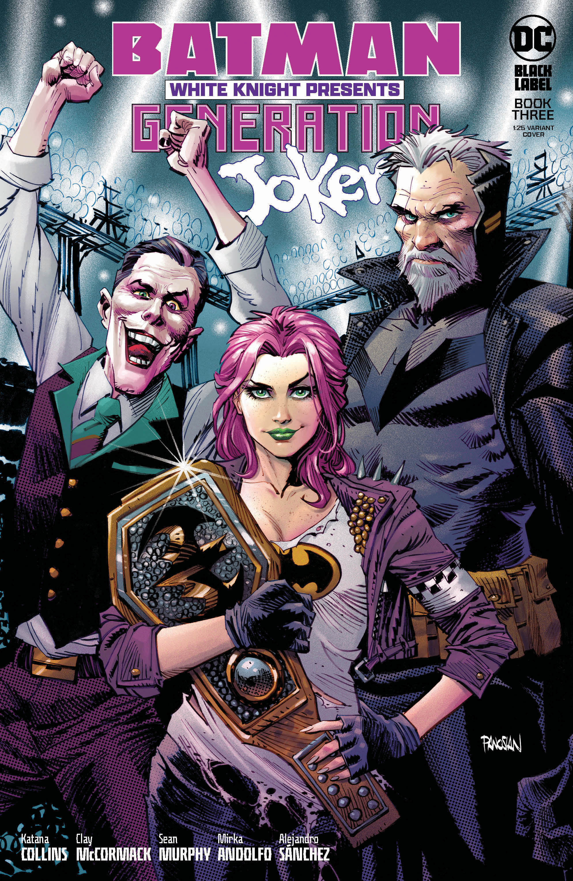 Batman White Knight Presents Generation Joker #3 Cover C 1 for 25 Incentive Dan Panosian Variant (Mature (Of 6)